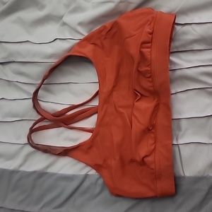 Lululemon Dark Orange Energy Bra